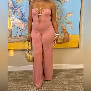 Elegant Pink Jumpsuit